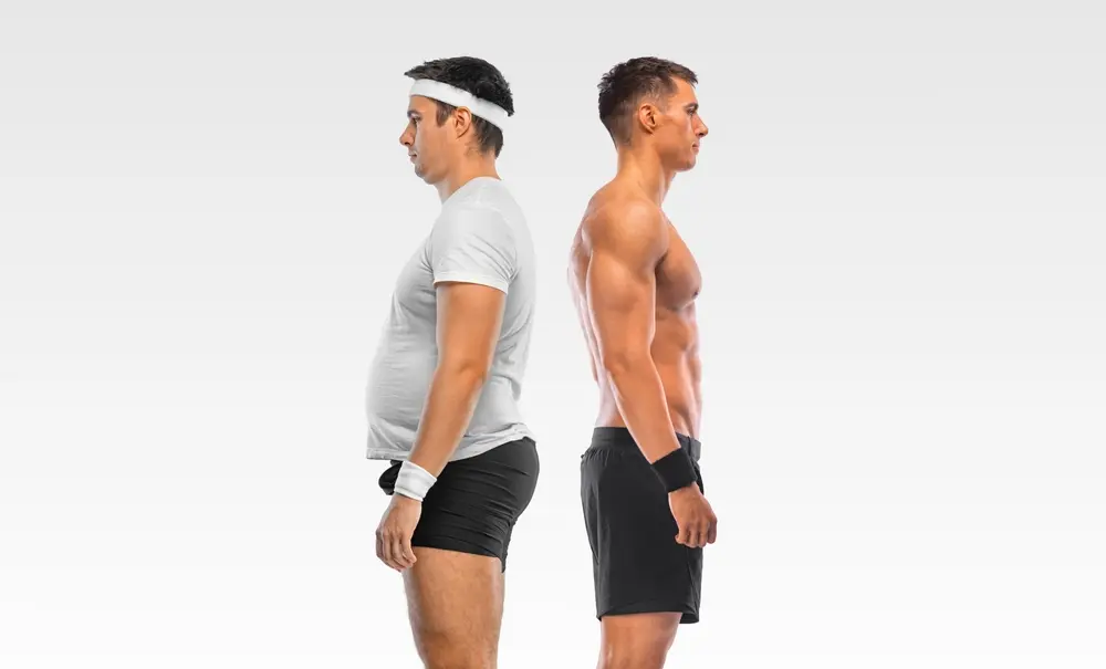 Weight loss reduces the suprapubic fat pad, allowing more of the penis to become visible and creating the appearance of increased length.