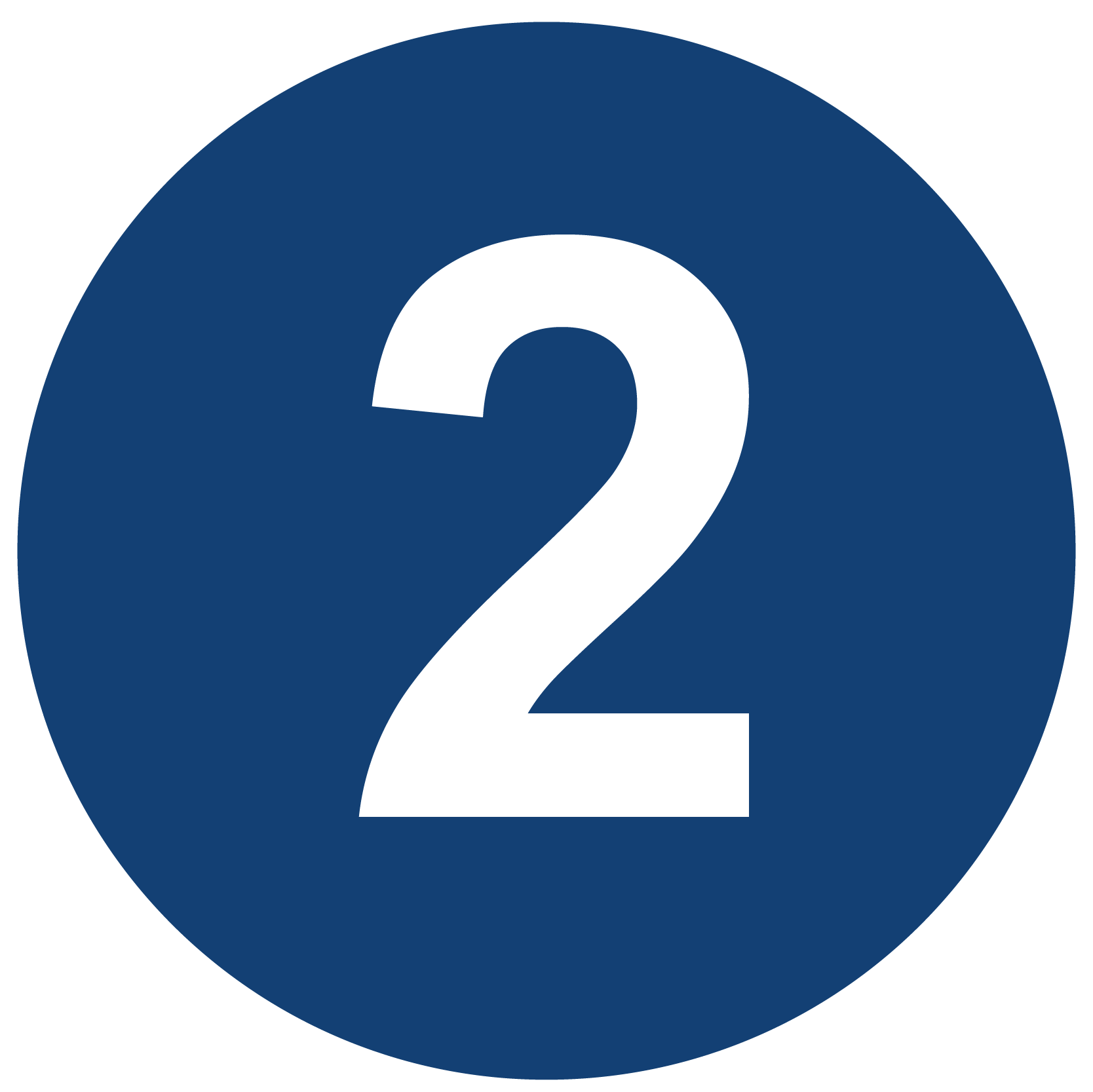 Image of the number 2
