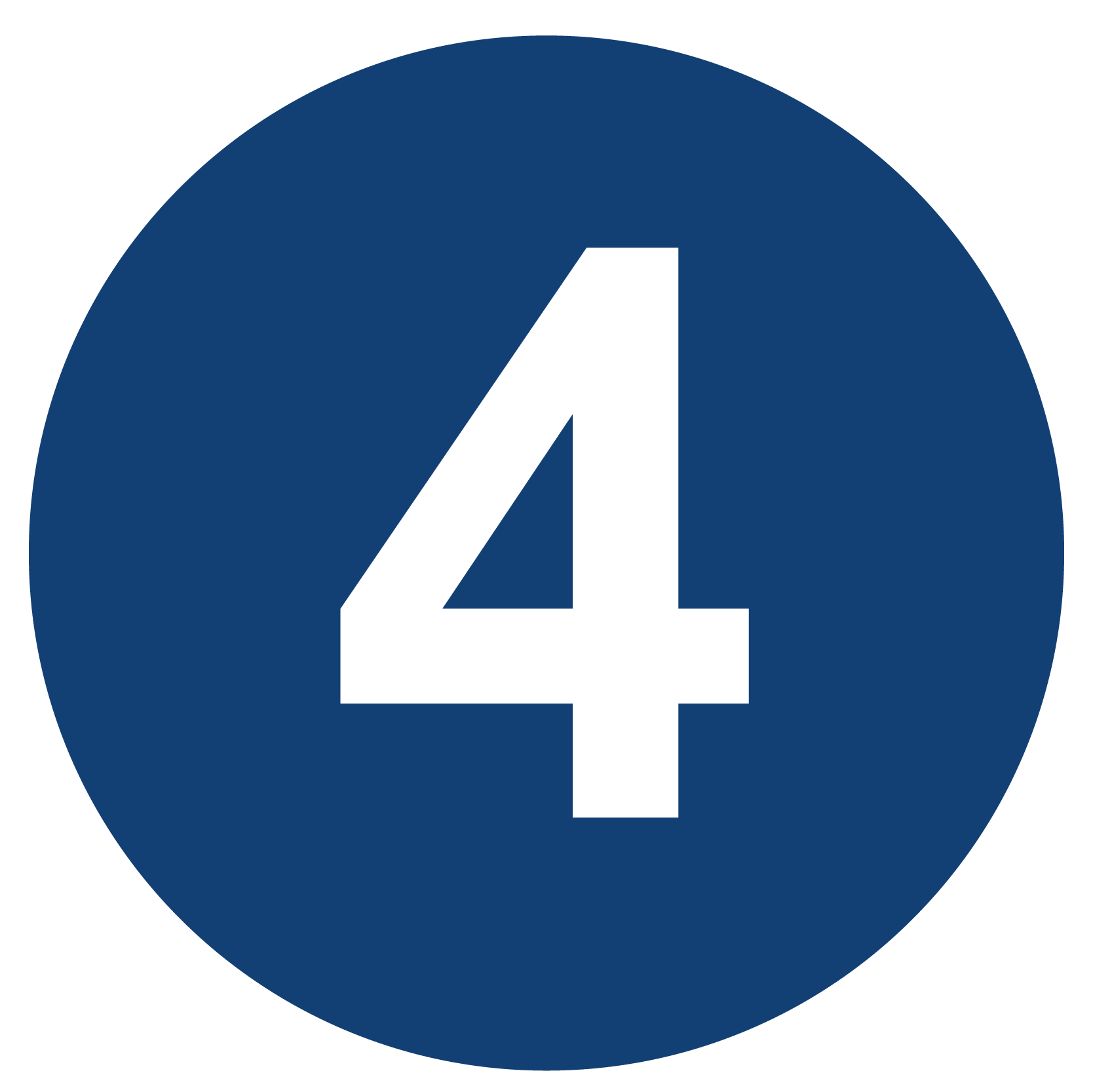 Image of the number 4